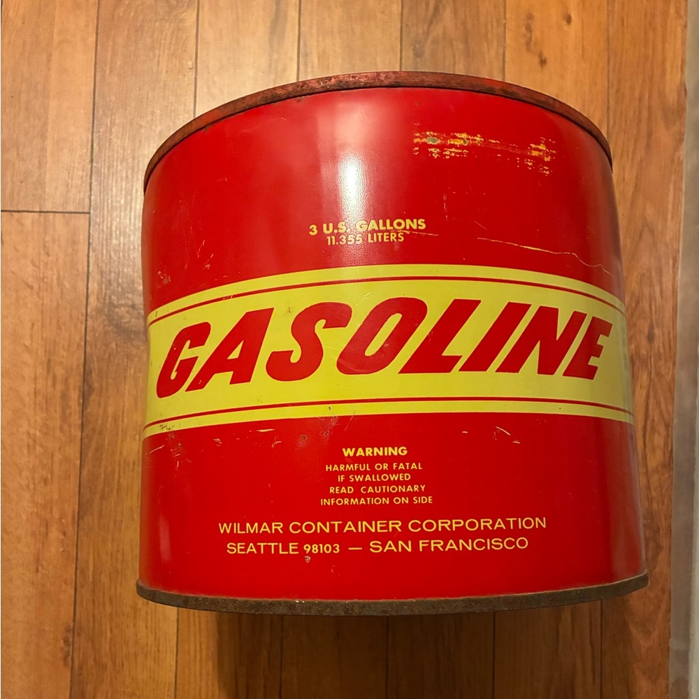 Vintage Red Gasoline Can